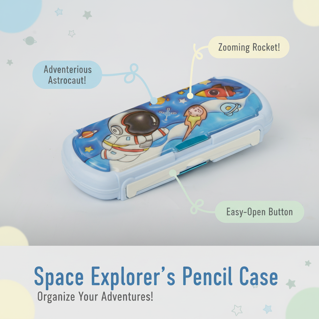 Happy Dino Adventure Lock Pencil Box Collection