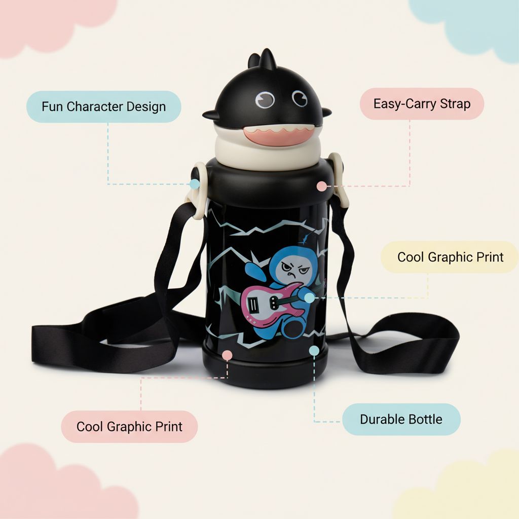 Rockstar Shark Bottle