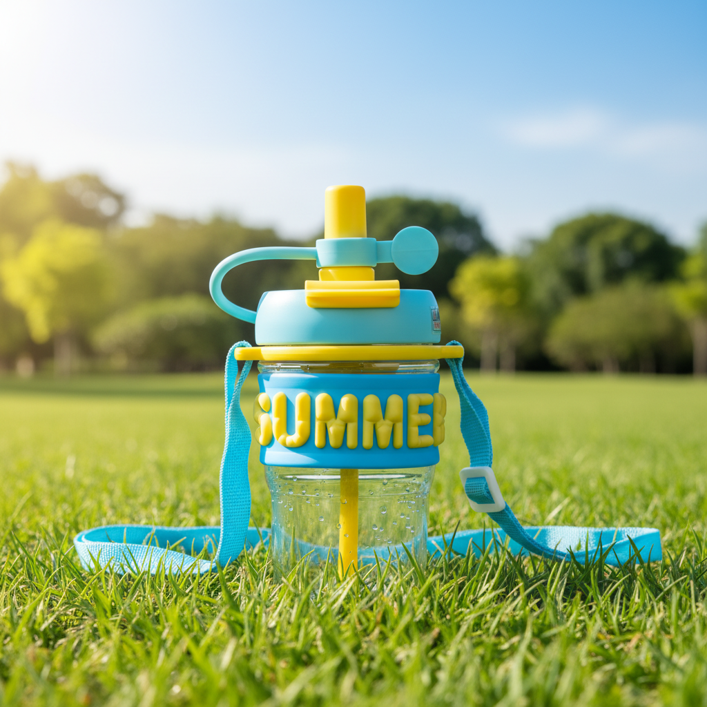 Summer Sip Straw Bottle