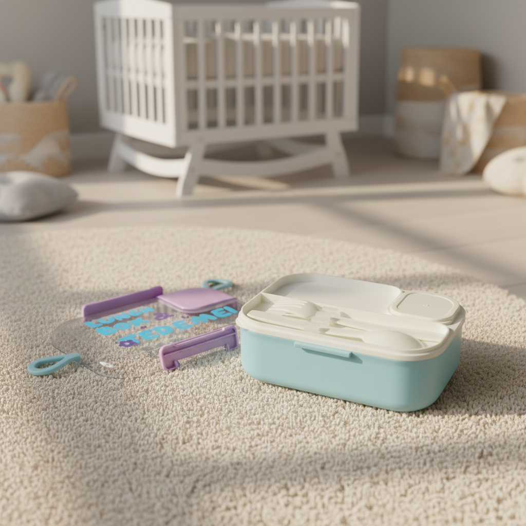 Blue–Purple Tedemei Lunch Box