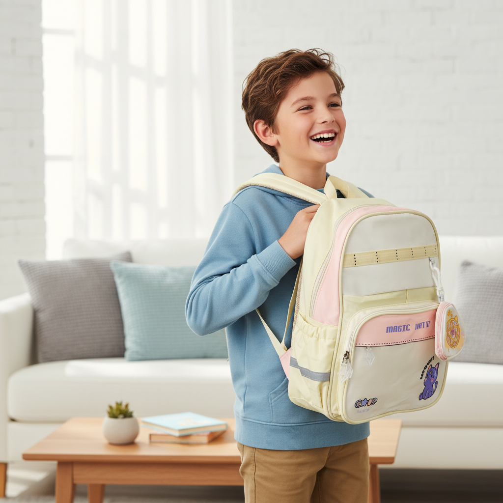 Magic Kitty Backpack with Charm Pouch