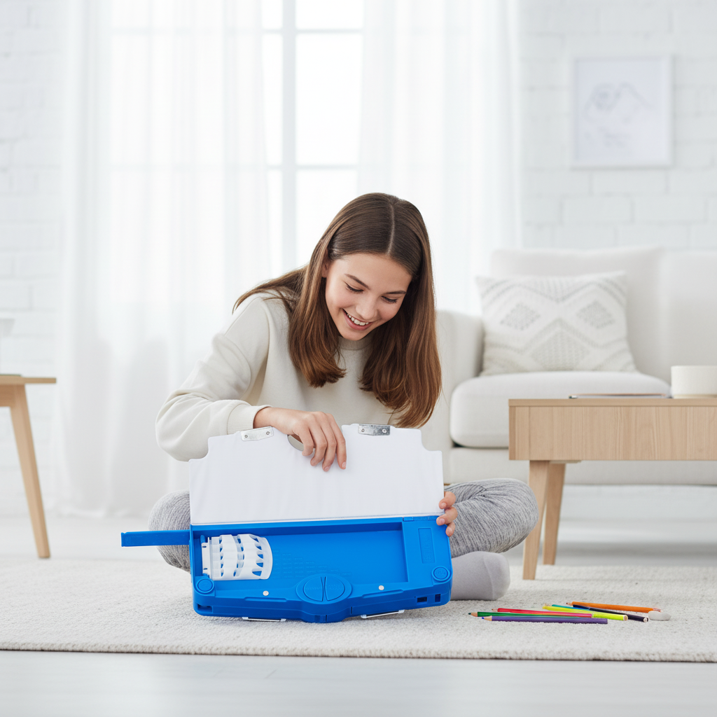 Space Mission Astronaut Lock Pencil Box