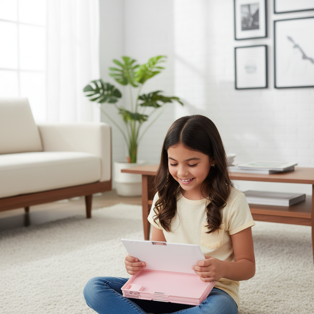 Nice Day Penguin Lock Pencil Box