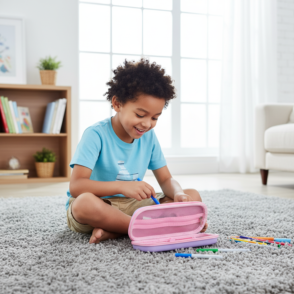 Galaxy Astronaut Zipper Pencil Pouch