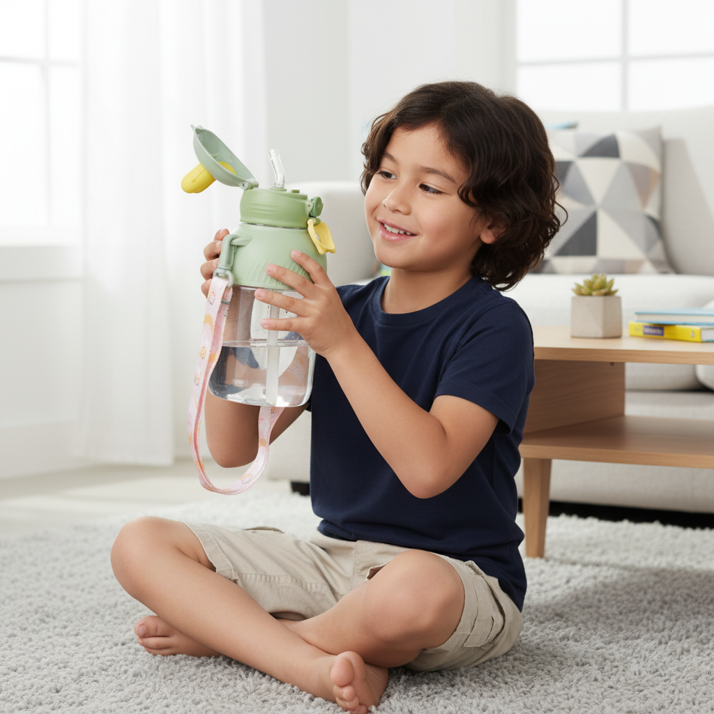 Playful Hoodie Bunny Bottle