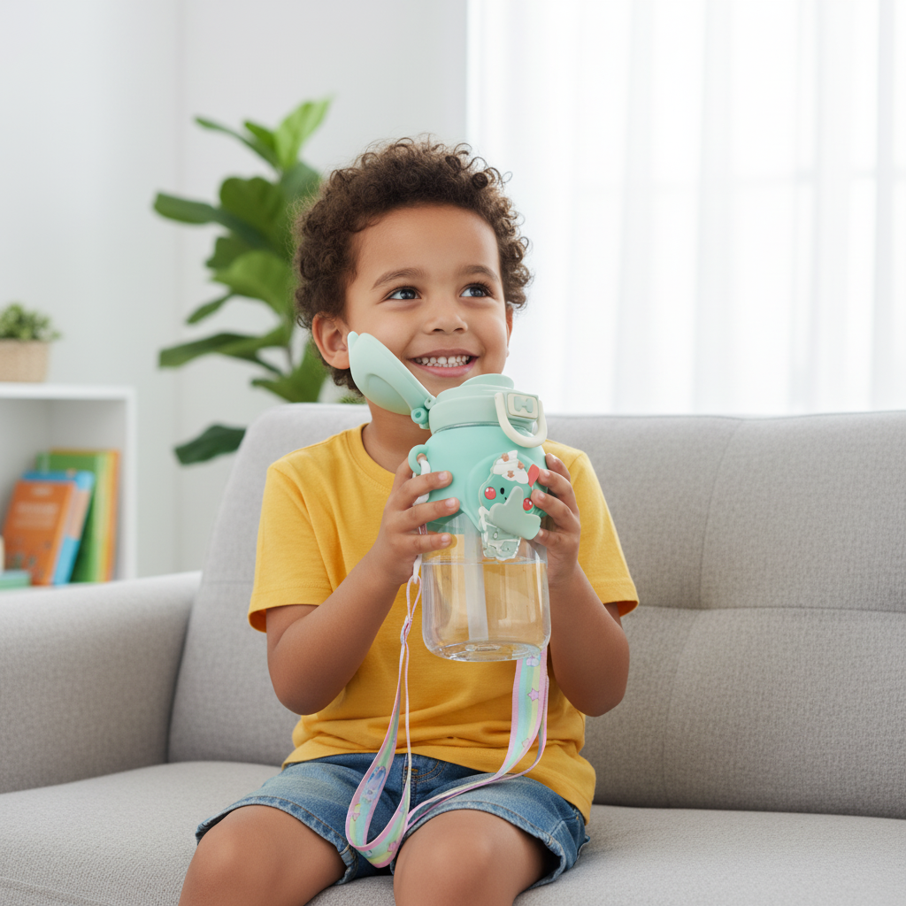 Sweet Mint Ice Cream Sipper Bottle