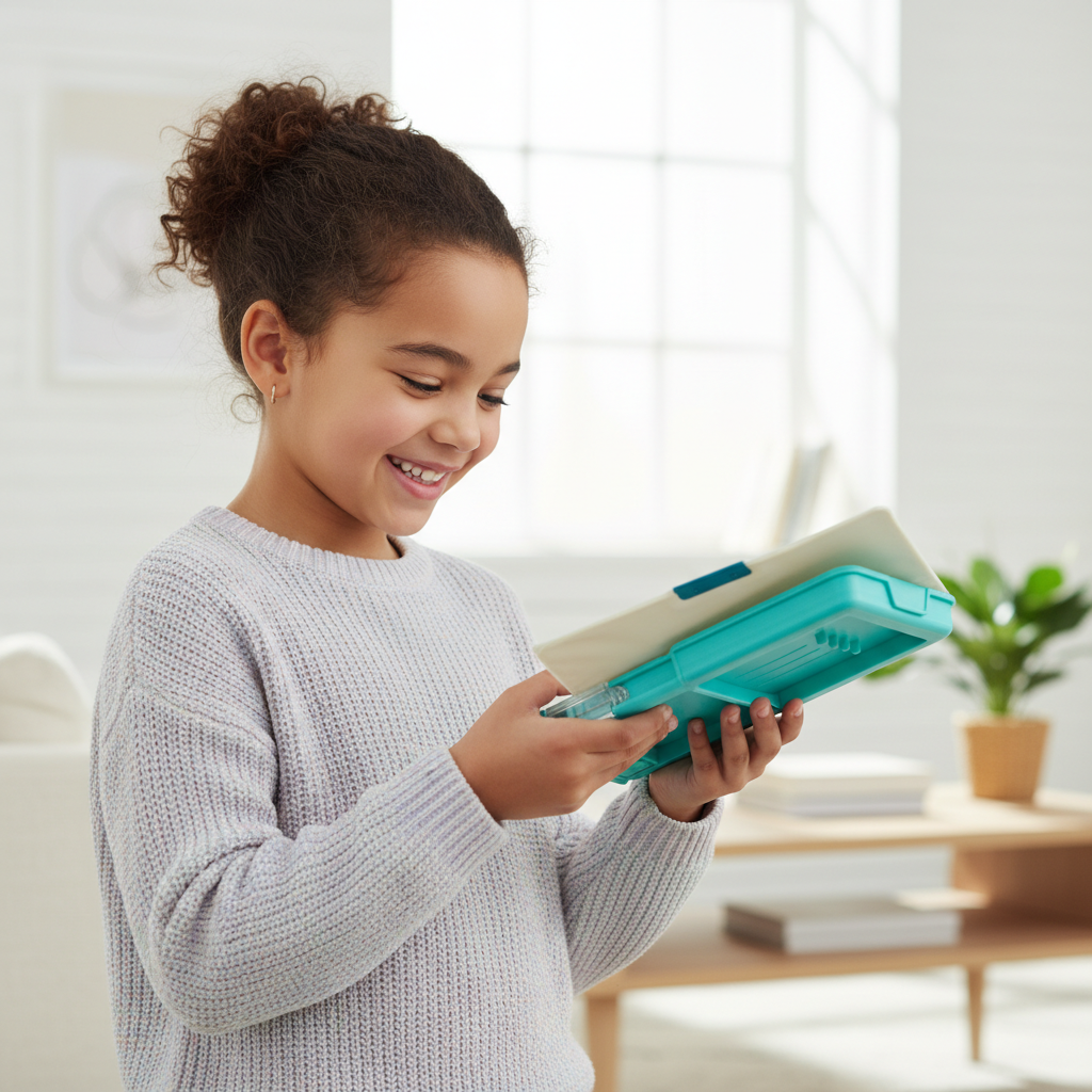 Cosmic Adventure Rocket Lock Pencil Box