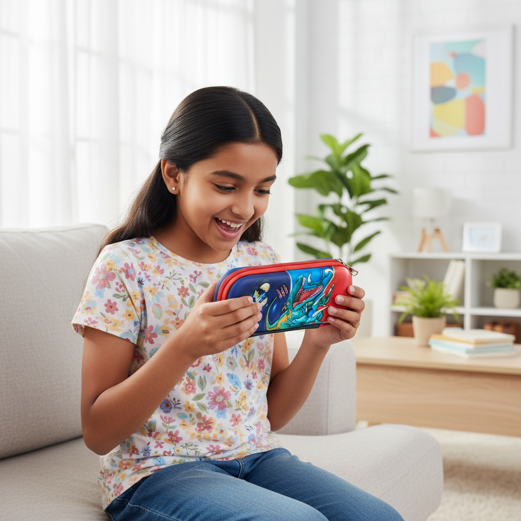 Galaxy Astronaut Zipper Pencil Pouch