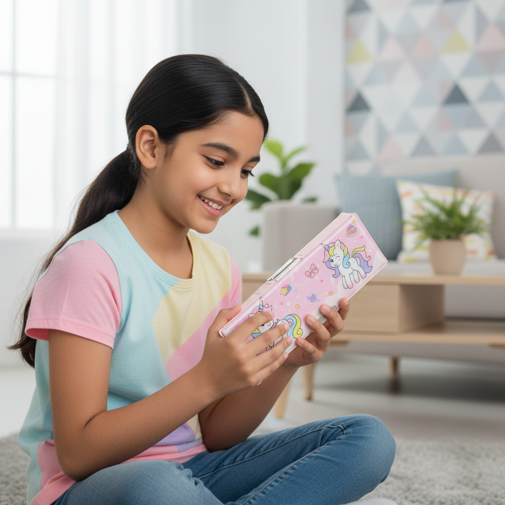 Magic Unicorn Lock Pencil Box