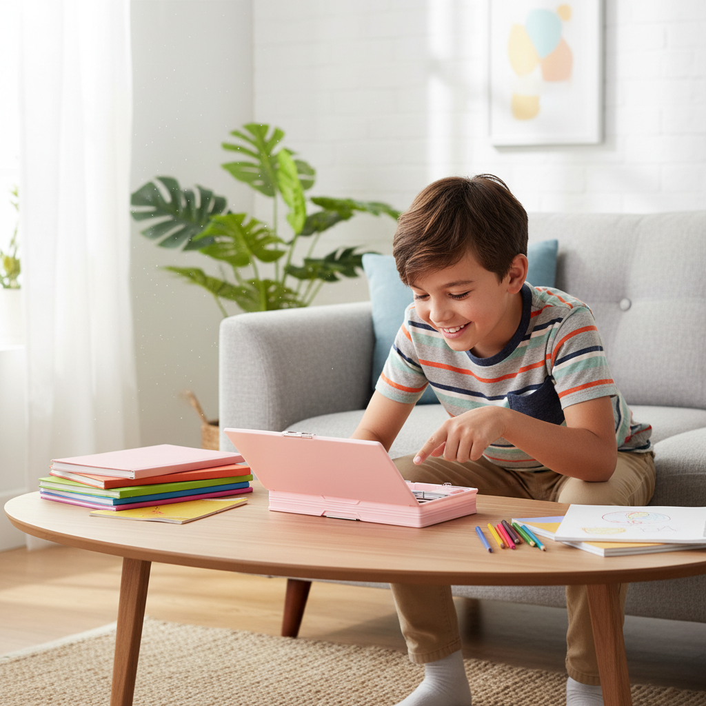 Nice Day Penguin Lock Pencil Box