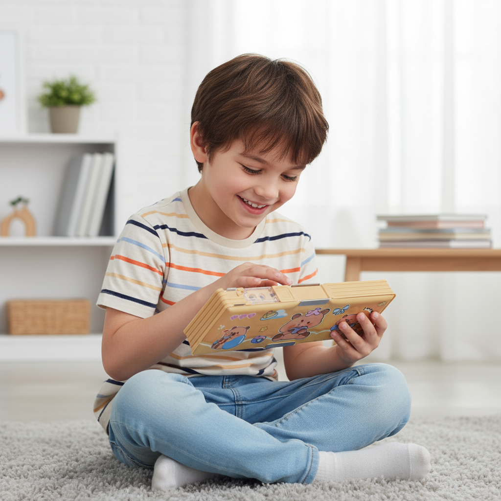 Magic Unicorn Lock Pencil Box