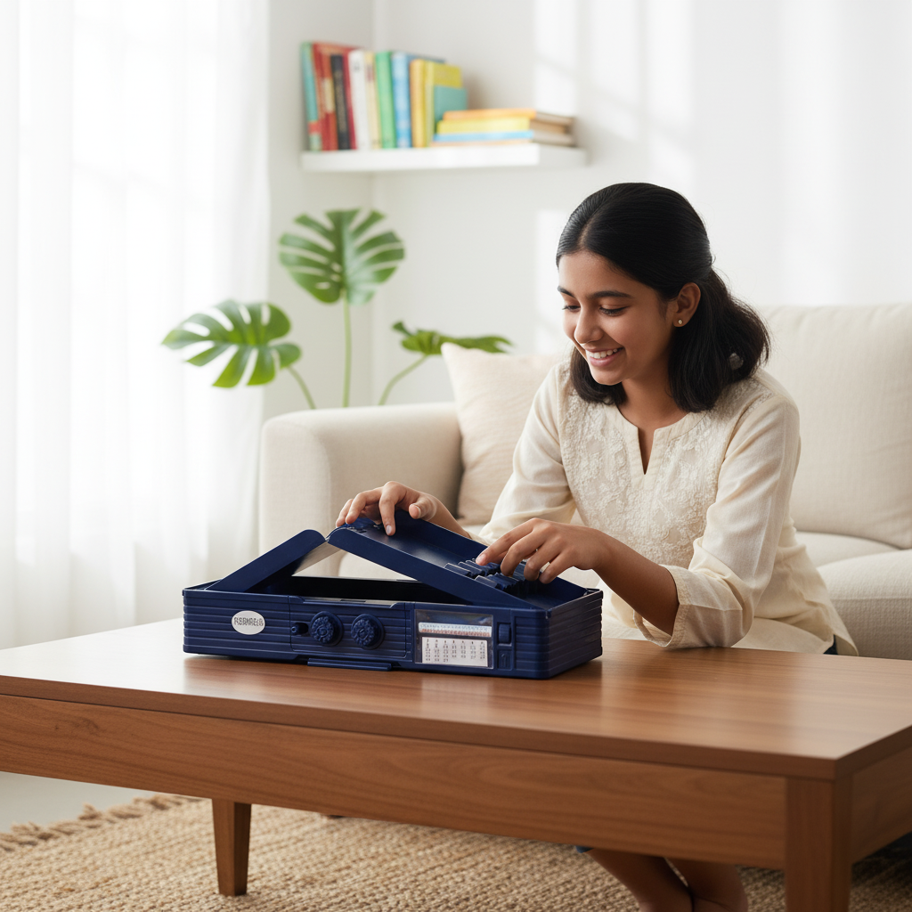 Smiley Dino Garden Lock Pencil Box