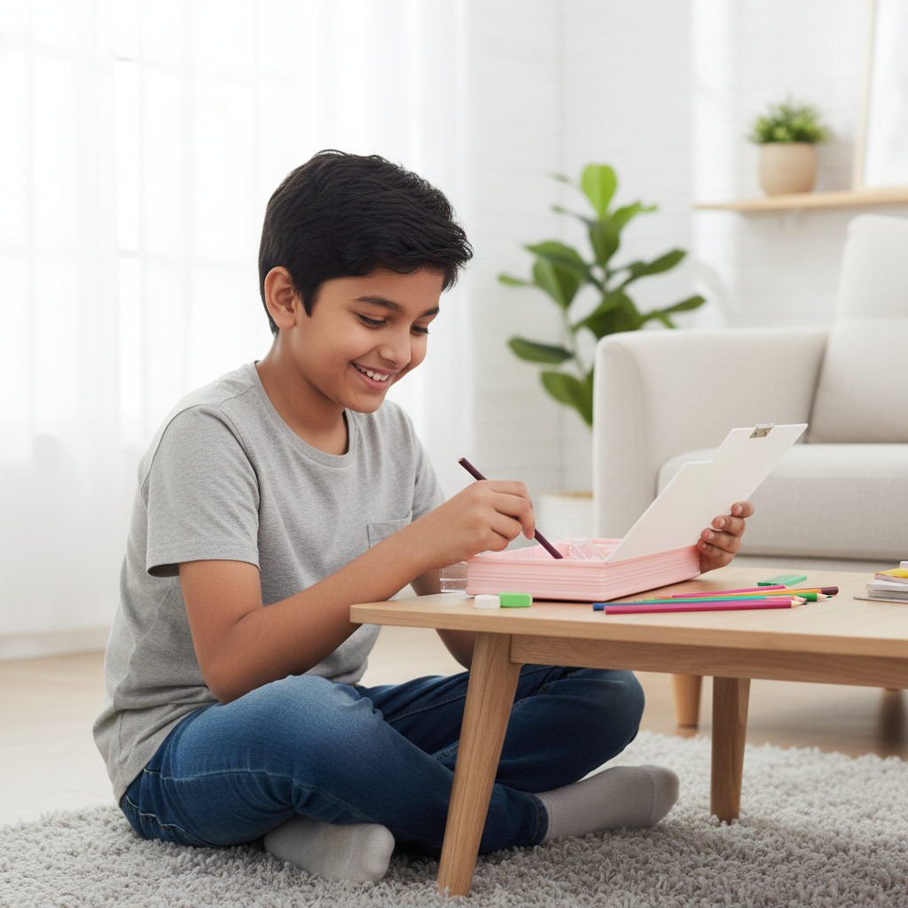 Nice Day Penguin Lock Pencil Box