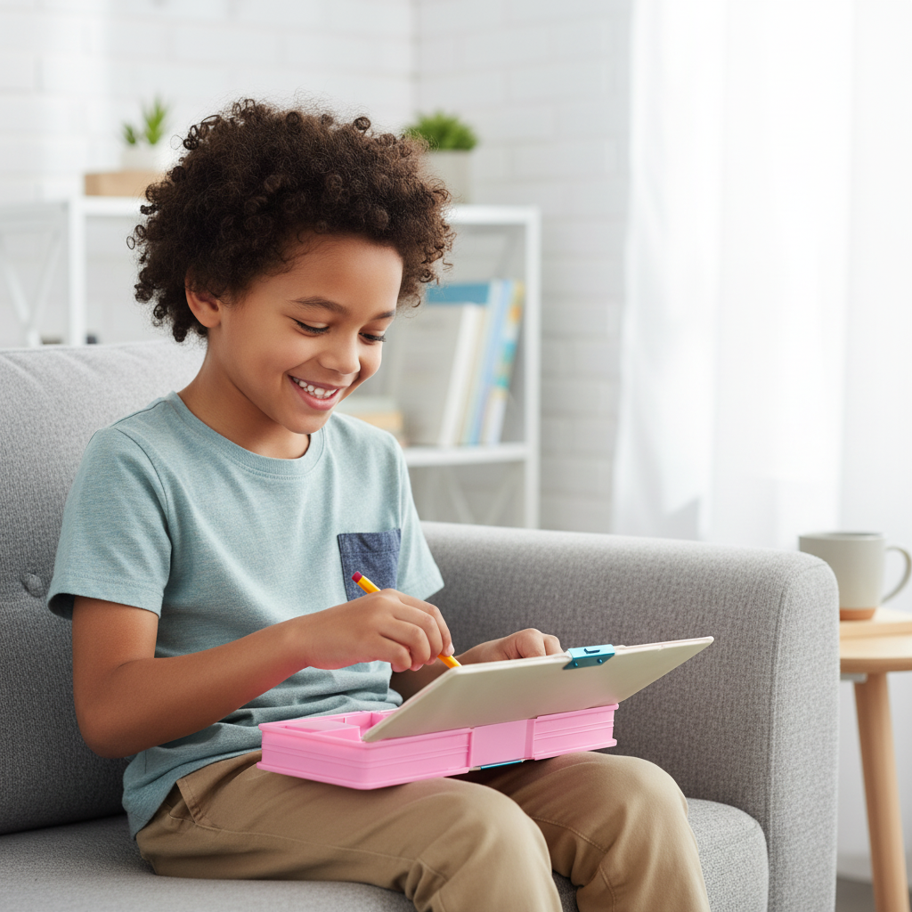 Love Friends Penguin Utility Pencil Box