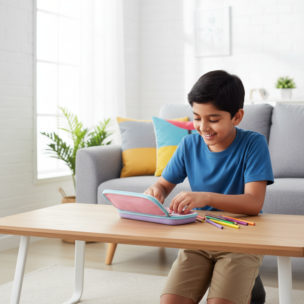 Galaxy Astronaut Zipper Pencil Pouch