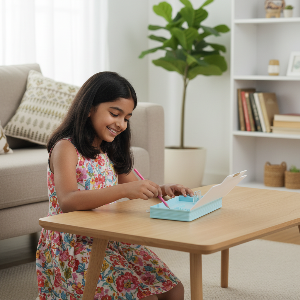 Nice Day Penguin Lock Pencil Box