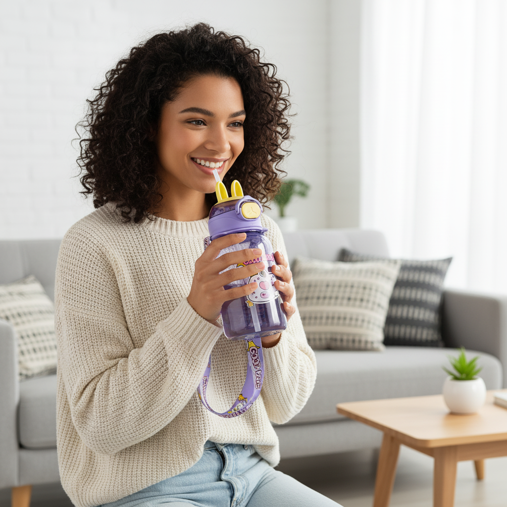 Good Days Hippo Sipper Bottle