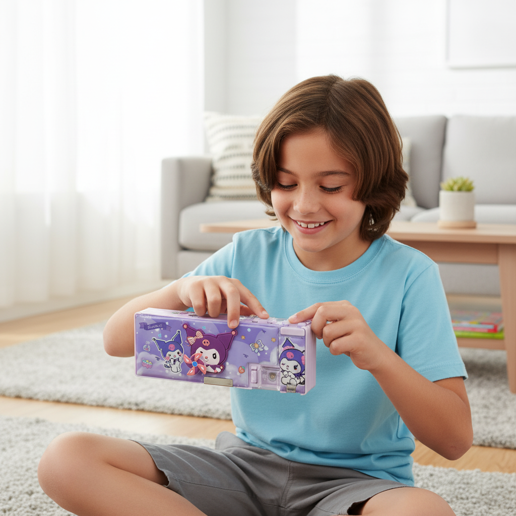 Magic Unicorn Lock Pencil Box