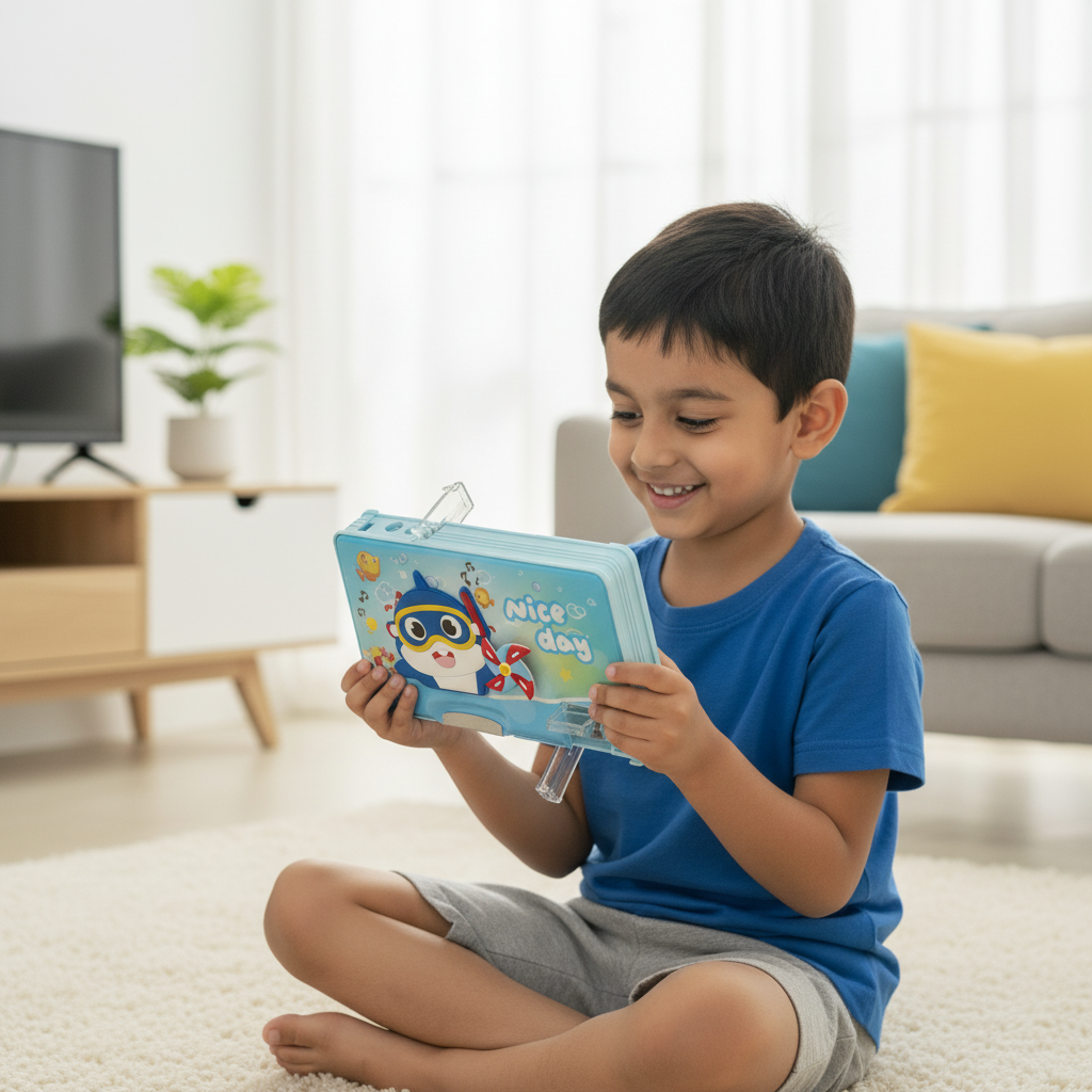 Nice Day Penguin Lock Pencil Box