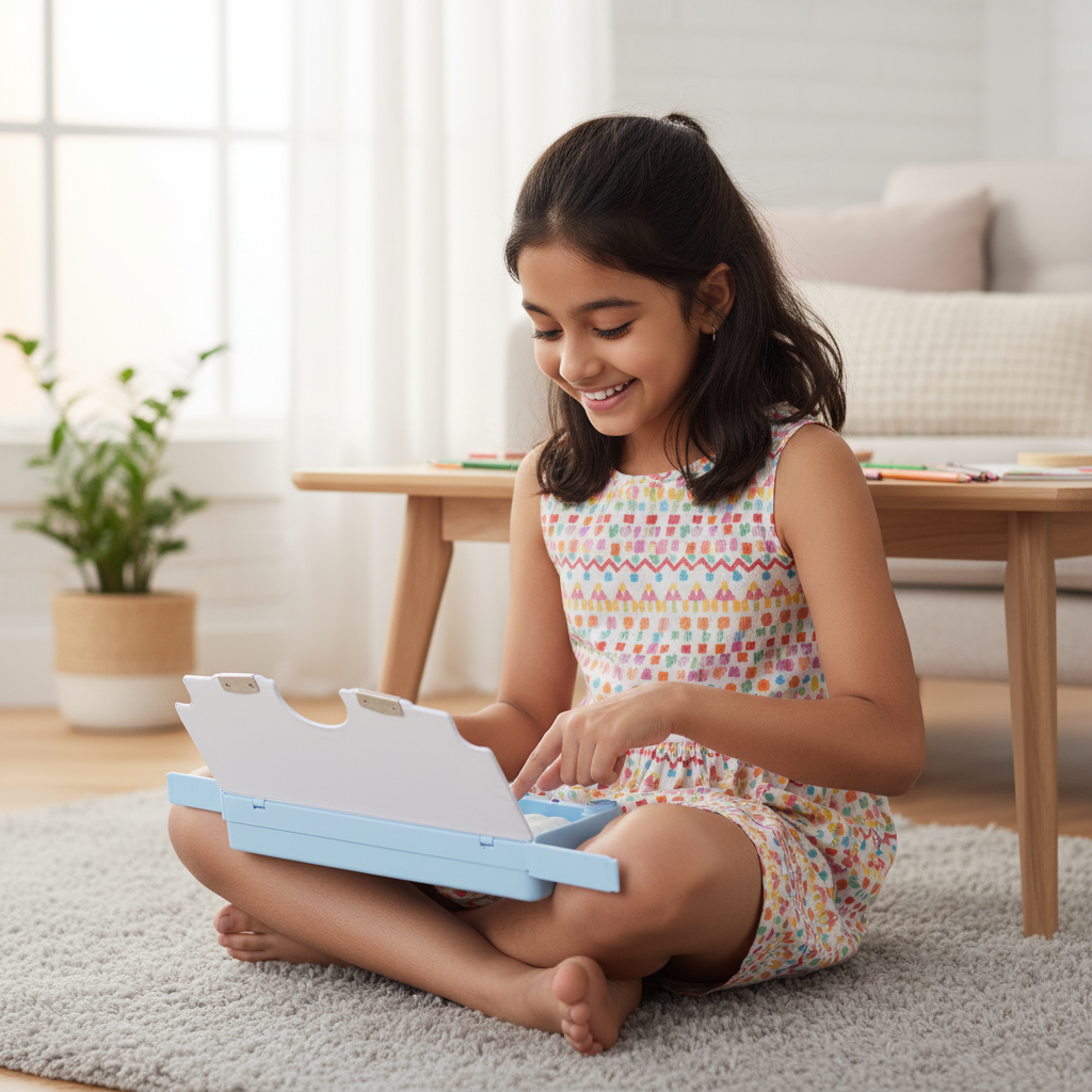 Space Mission Astronaut Lock Pencil Box