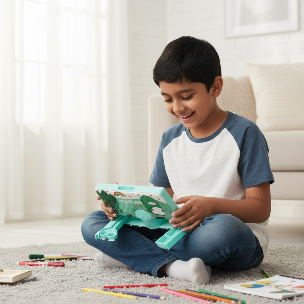 Space Mission Astronaut Lock Pencil Box