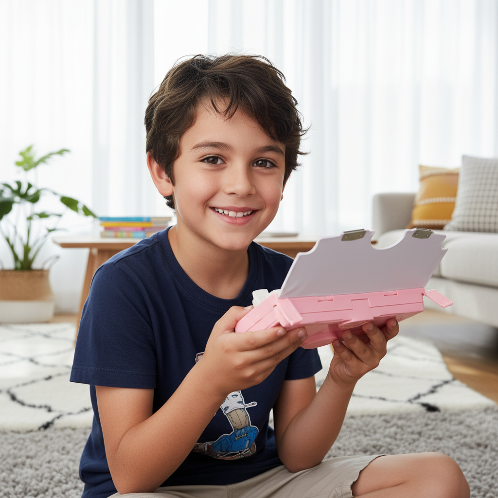 Space Mission Astronaut Lock Pencil Box