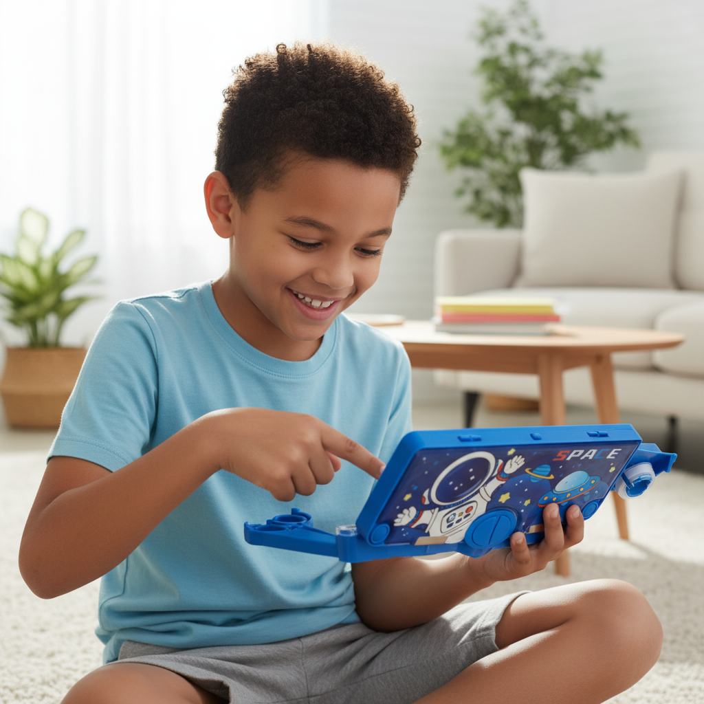 Space Mission Astronaut Lock Pencil Box