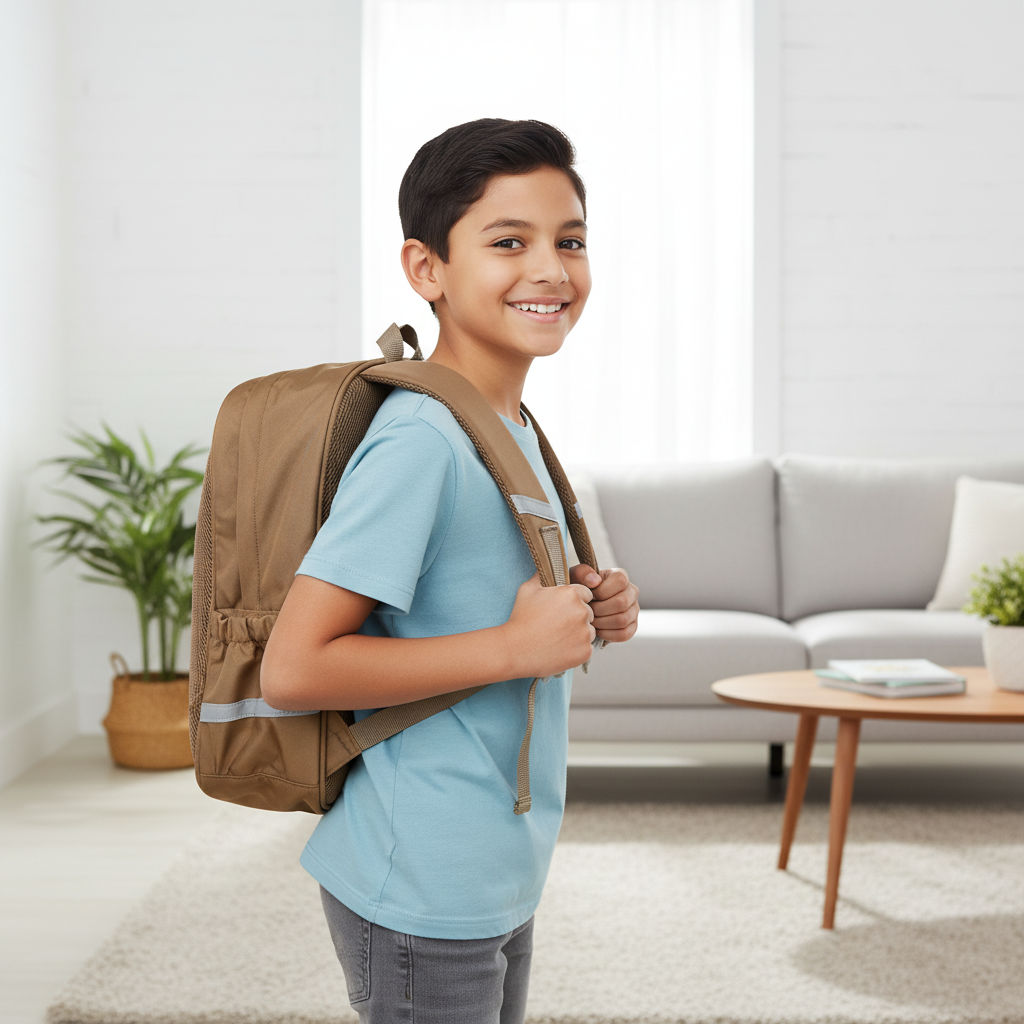 Brown Dino Singer Explorer Backpack