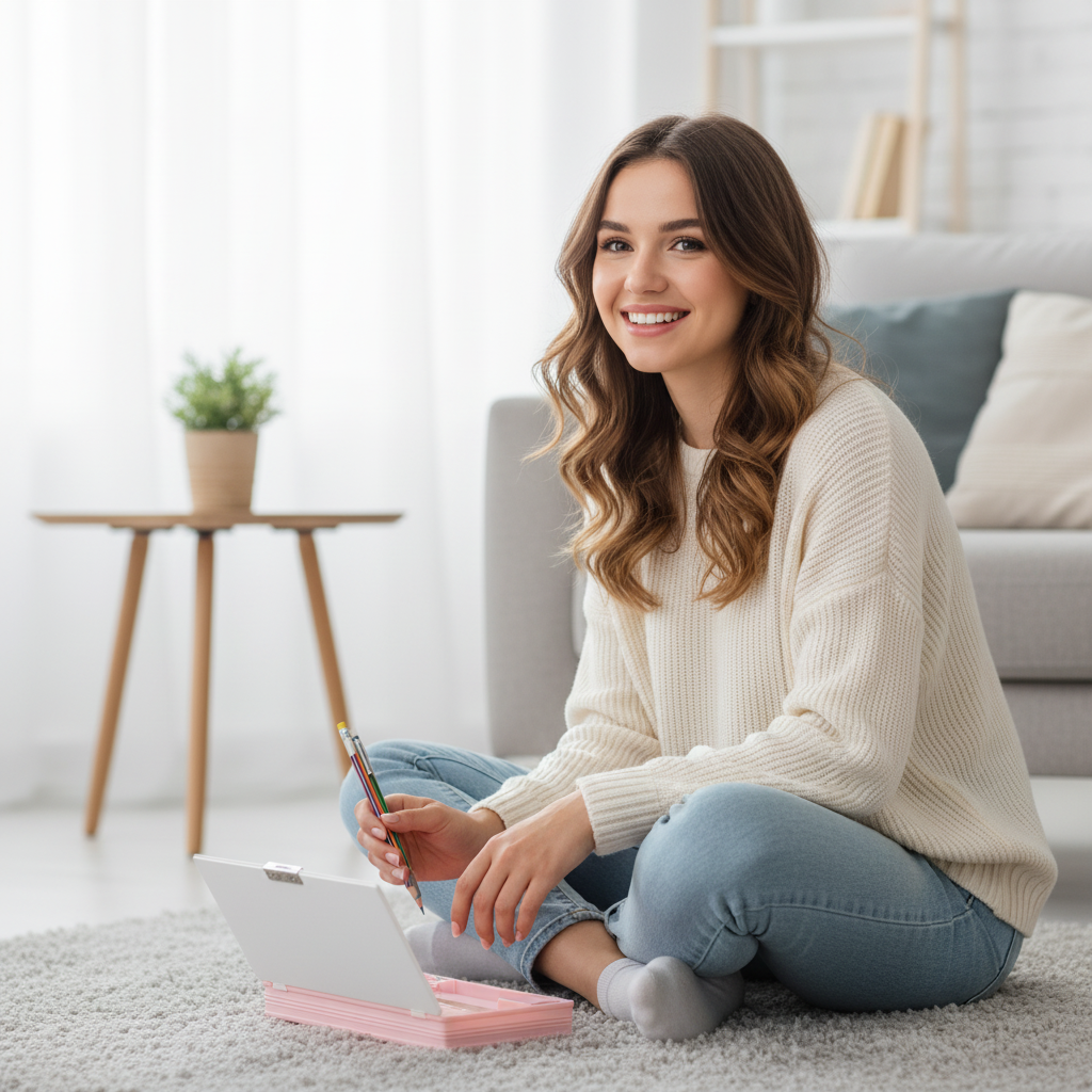 Nice Day Penguin Lock Pencil Box