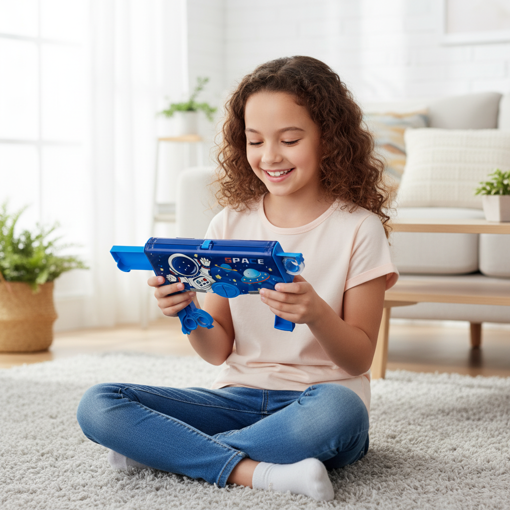 Space Mission Astronaut Lock Pencil Box