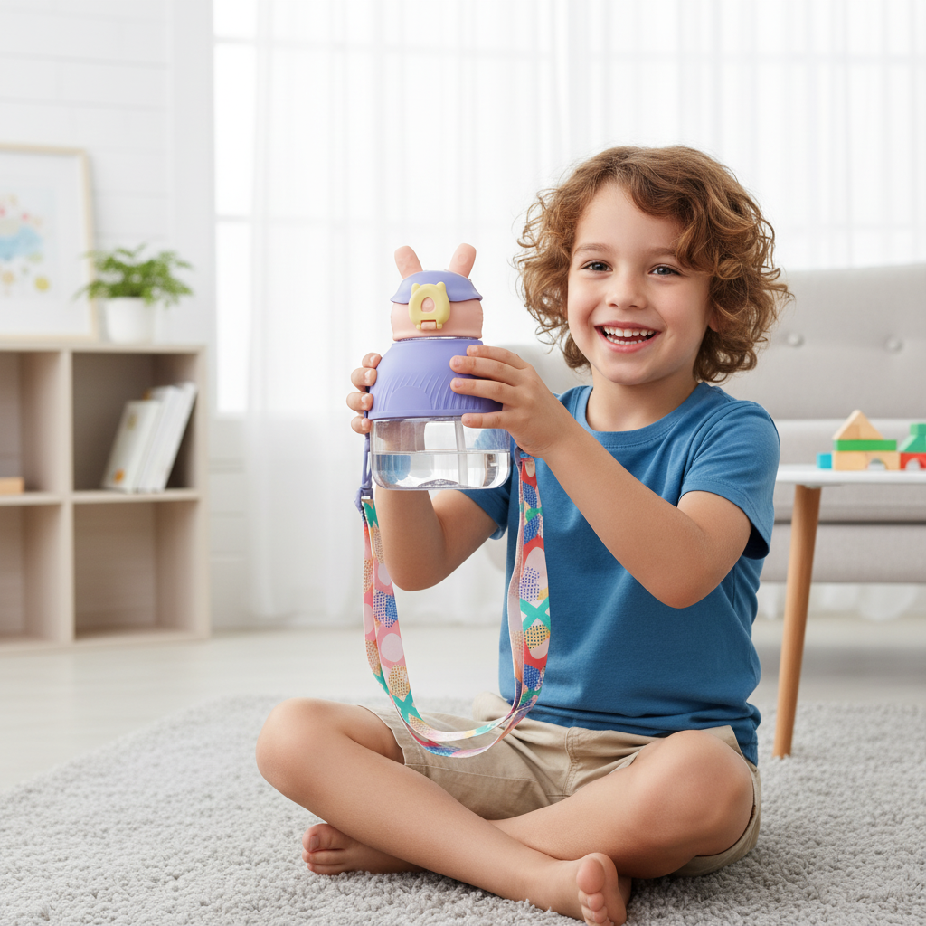 Playful Hoodie Bunny Bottle