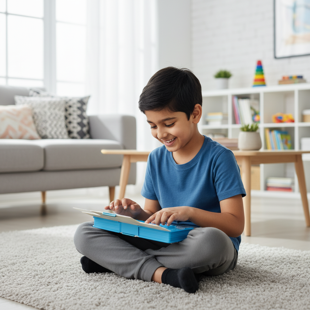Space Kid Utility Pencil Box with Calculator