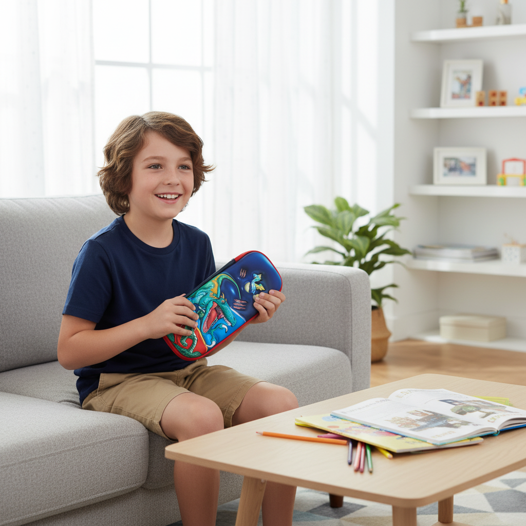 Galaxy Astronaut Zipper Pencil Pouch