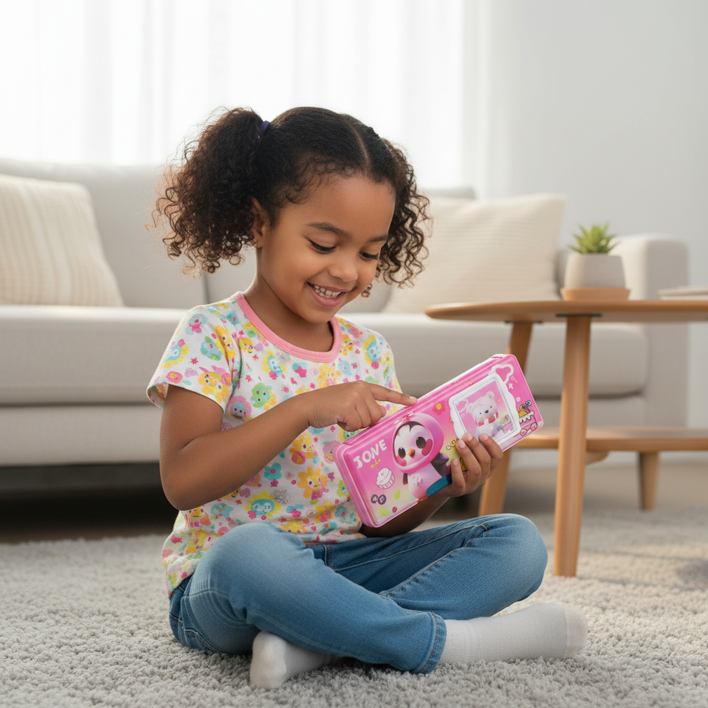 Love Friends Penguin Utility Pencil Box