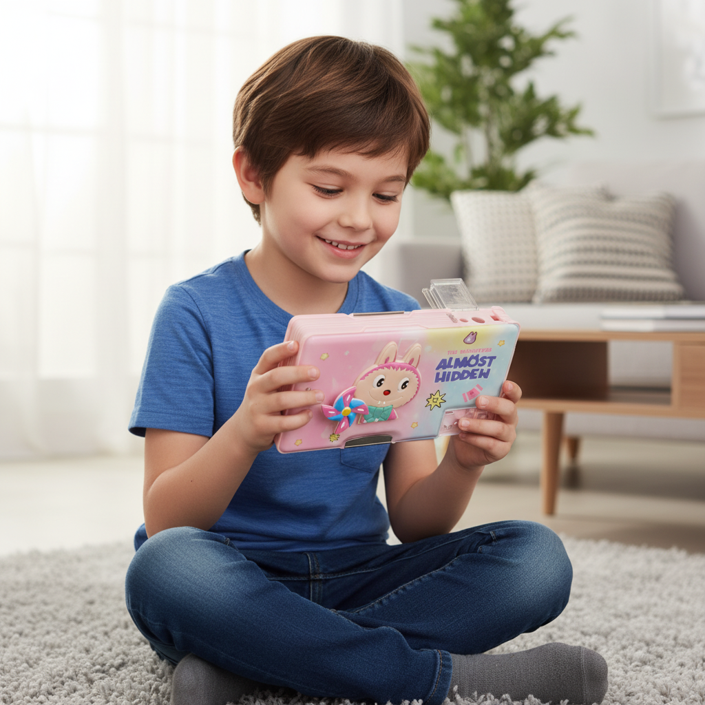 Nice Day Penguin Lock Pencil Box