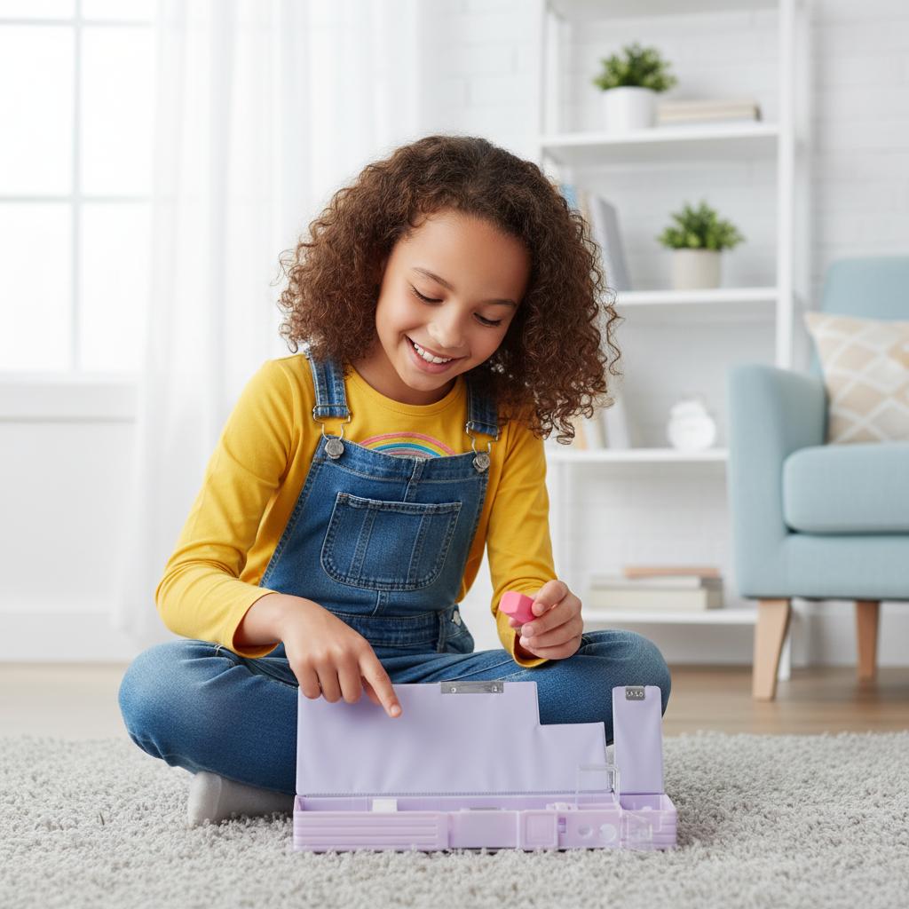 Magic Unicorn Lock Pencil Box