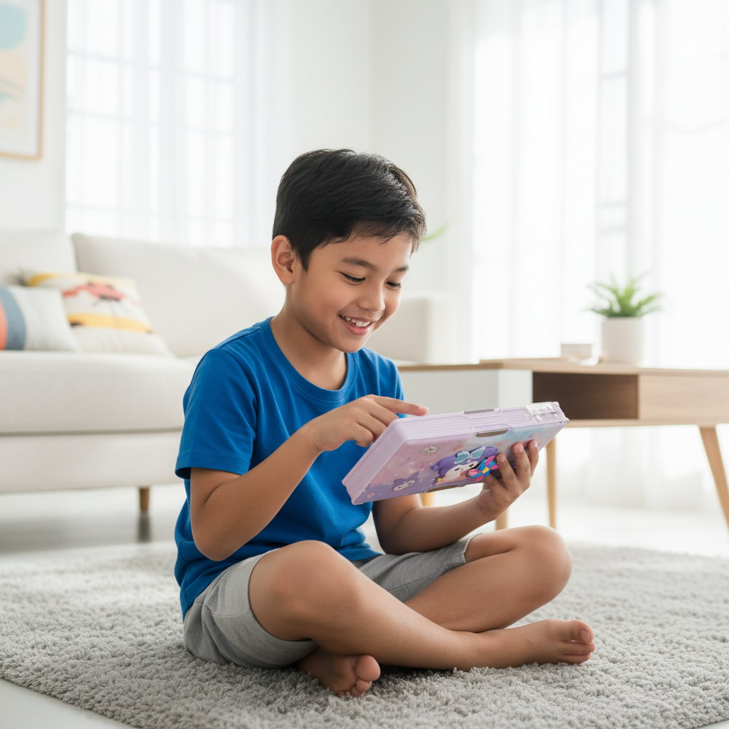 Nice Day Penguin Lock Pencil Box