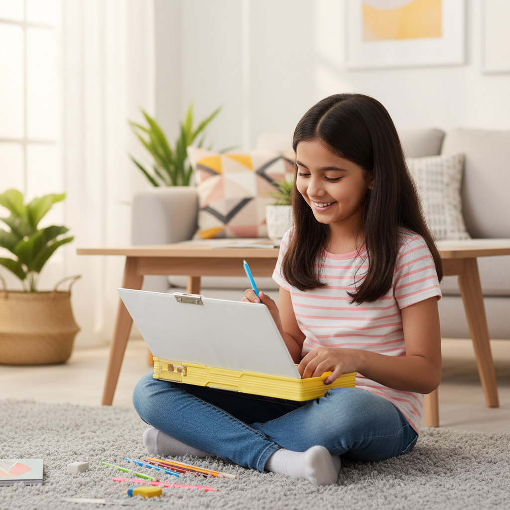 Nice Day Penguin Lock Pencil Box