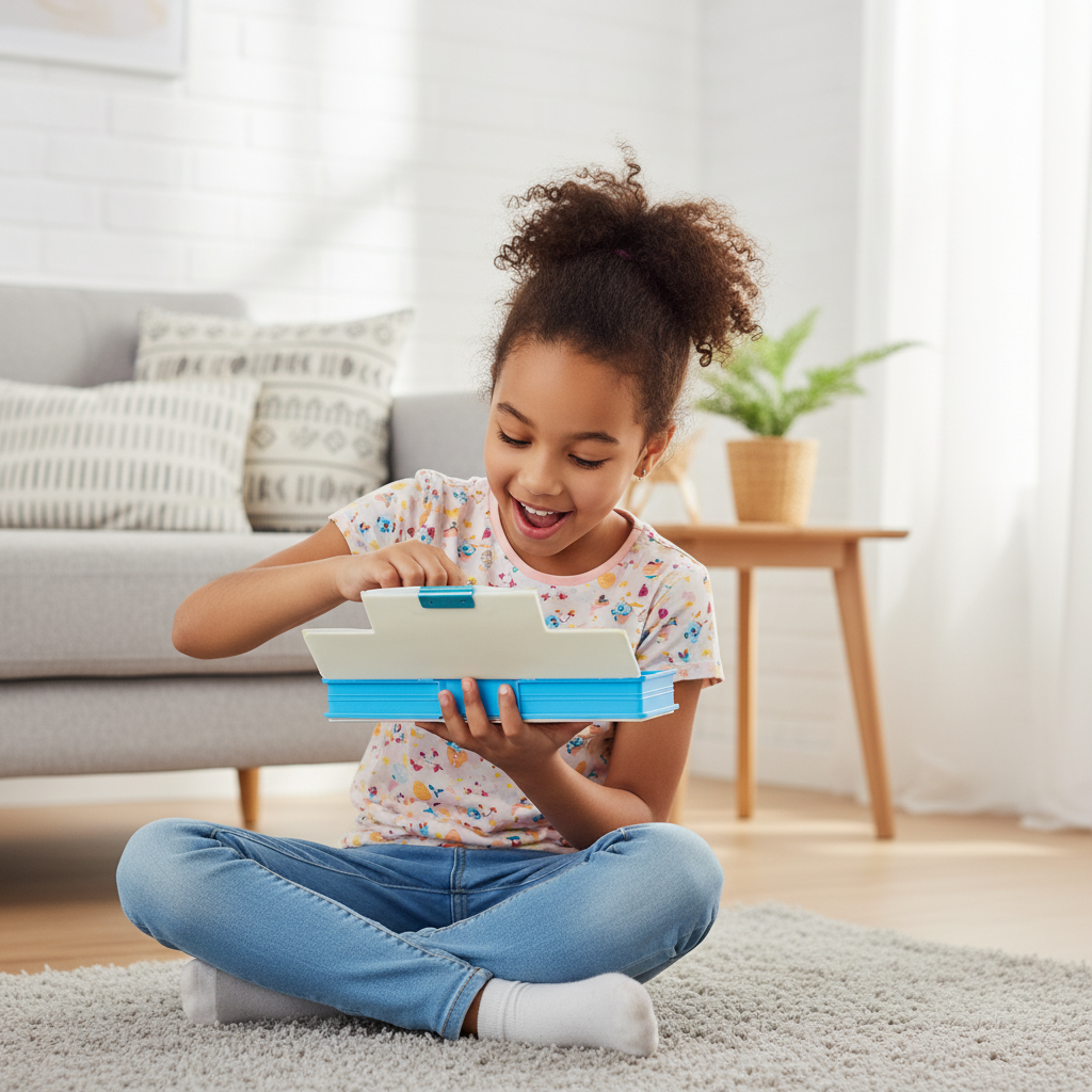 Space Kid Utility Pencil Box with Calculator