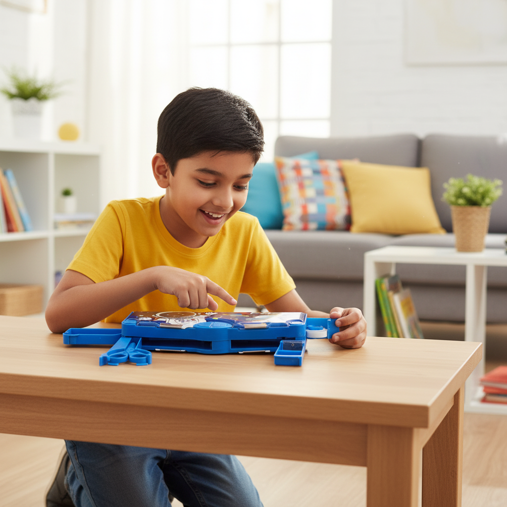 Space Mission Astronaut Lock Pencil Box