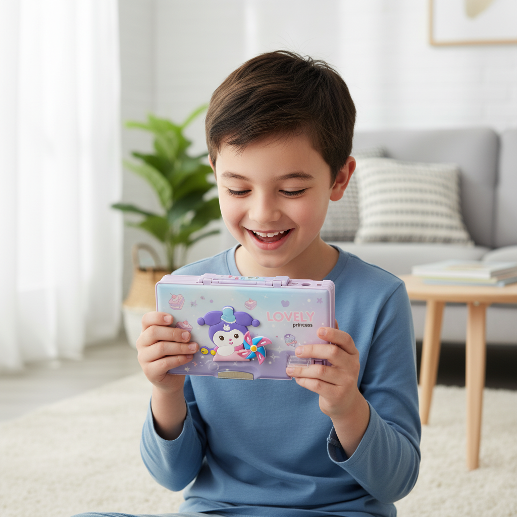 Nice Day Penguin Lock Pencil Box