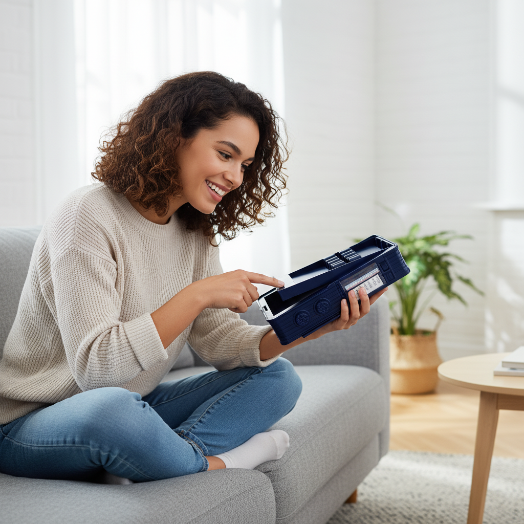 Smiley Dino Garden Lock Pencil Box