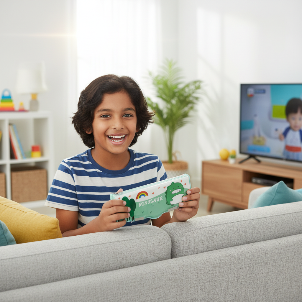 Space Mission Astronaut Lock Pencil Box