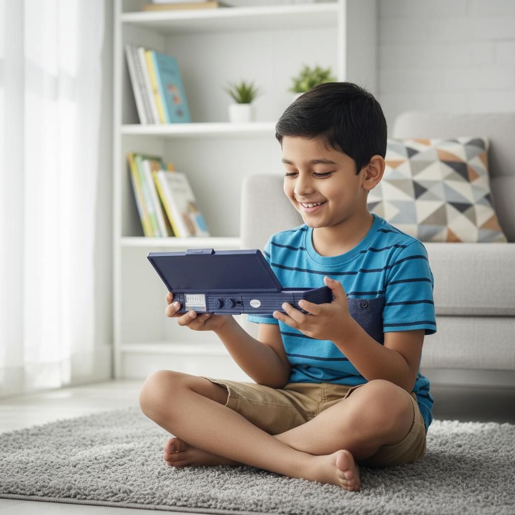 Smiley Dino Garden Lock Pencil Box