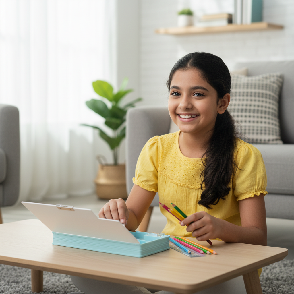 Nice Day Penguin Lock Pencil Box