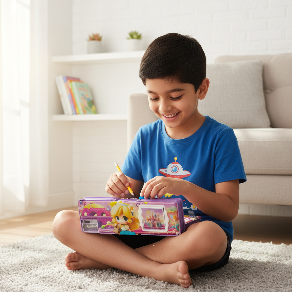 Little Dino Adventure Utility Pencil Box