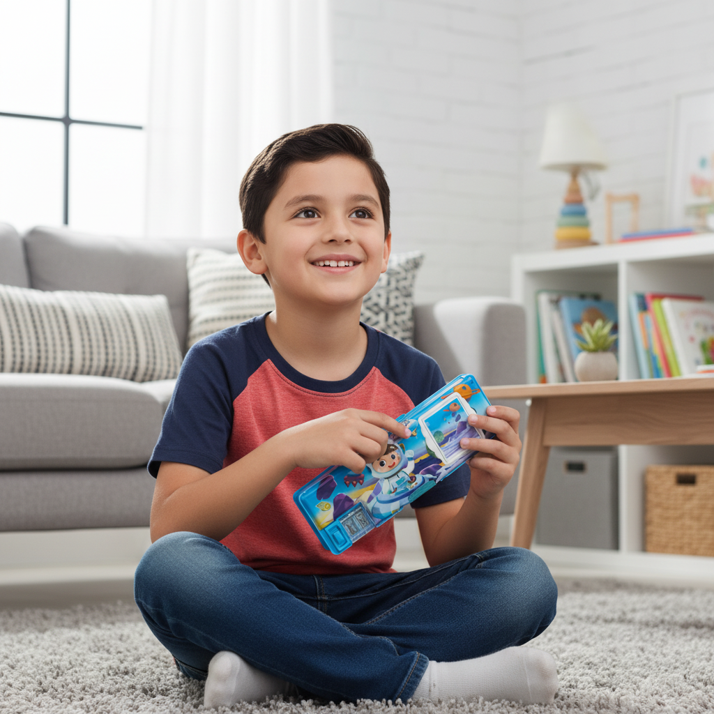 Space Kid Utility Pencil Box with Calculator
