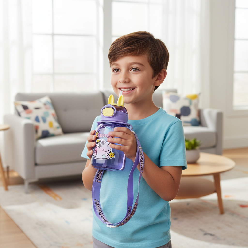 Good Days Hippo Sipper Bottle