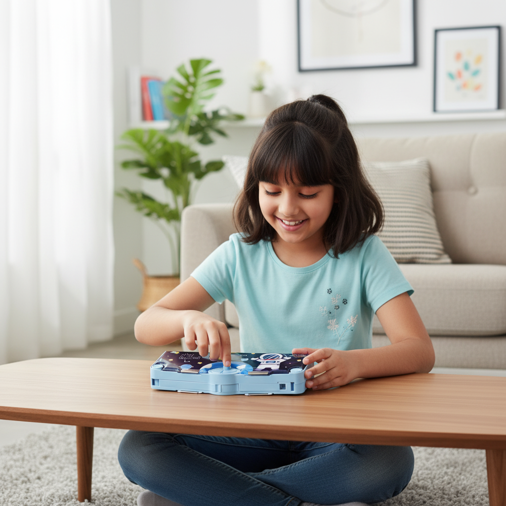 Space Mission Astronaut Lock Pencil Box