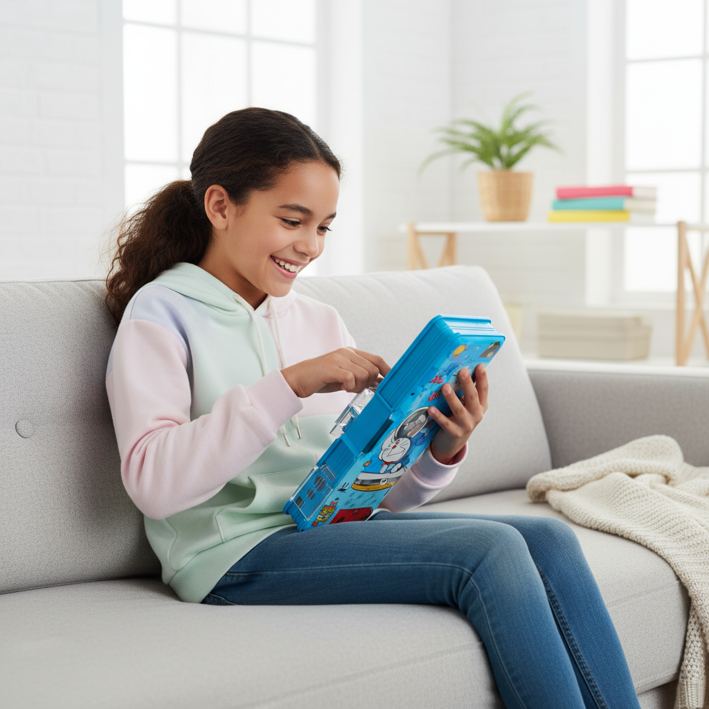 Cosmic Adventure Rocket Lock Pencil Box